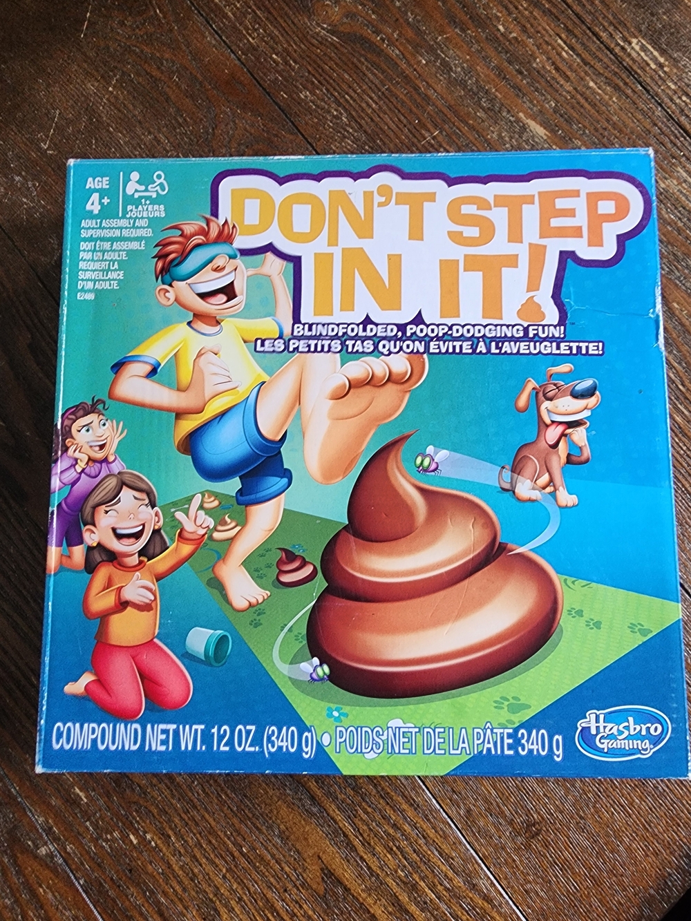 Y2k/Toys Don't Step In It! Kids Toy Indoor/outdoor Game Box: 10" x 10" x 2.5 "